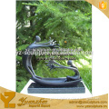 garden decoration cast bronze abstract statue of striving